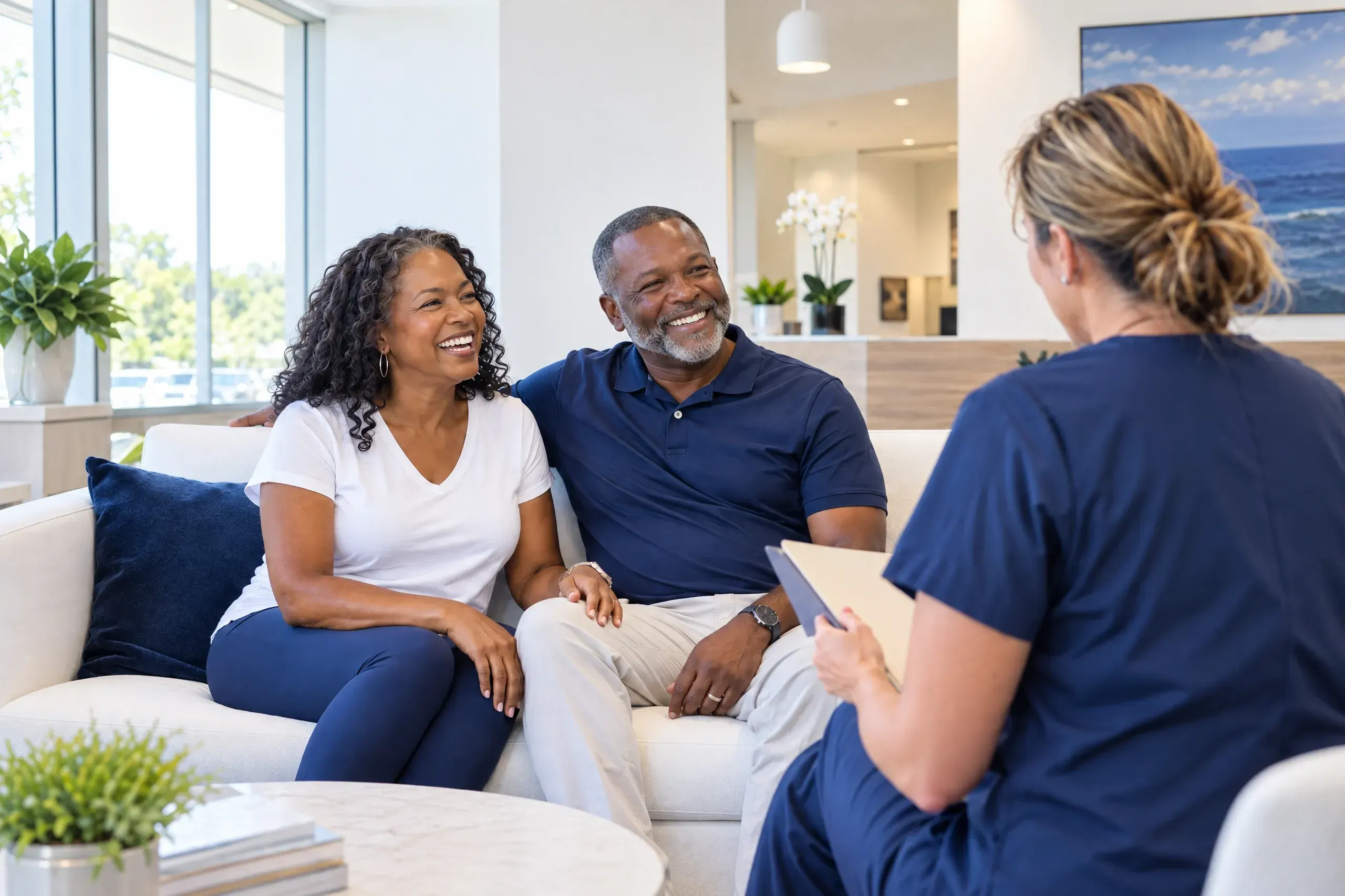 Physician and patient planning personalized treatment packages together at Ready Pain Management in Gulf Breeze, FL