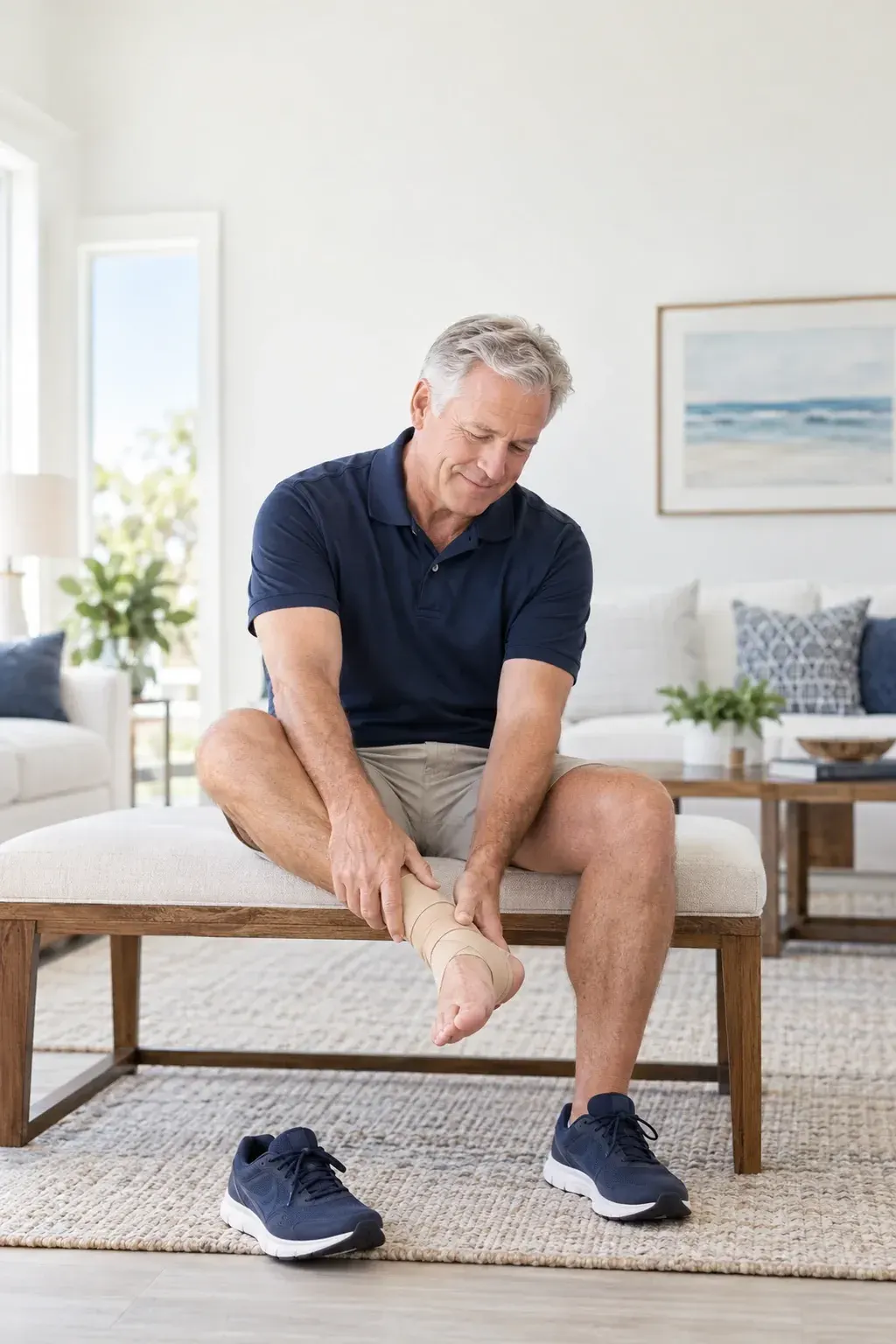 Diagram of common muscle, tendon and ligament injuries explained during sports injury treatment visits in Gulf Breeze, FL